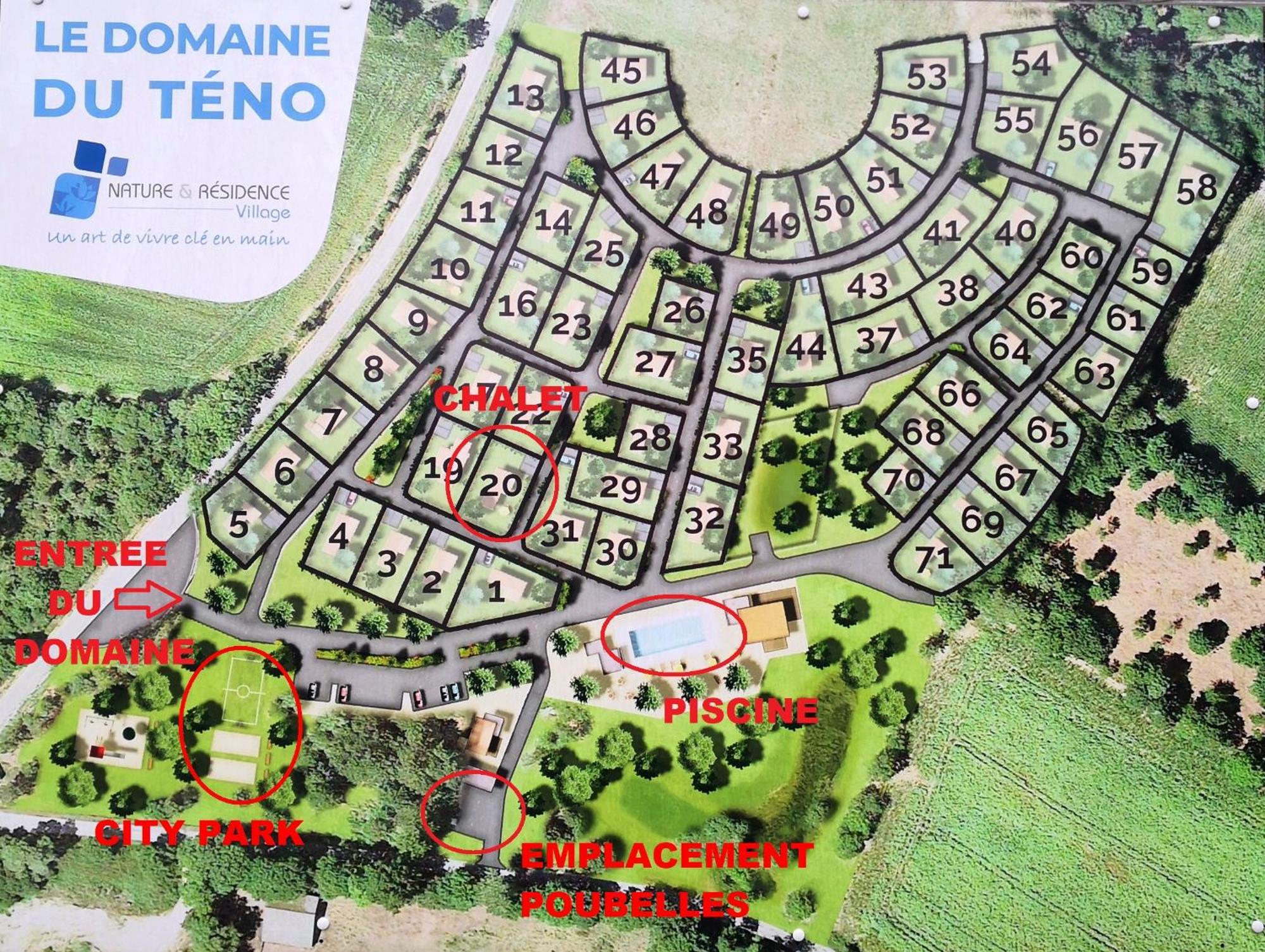 Chalet 3 Chambres Dans Un Domaine Prive Avec Piscine Chauffee Et City Park Marzan المظهر الخارجي الصورة
